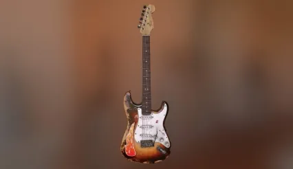  吉他 电吉他 音乐仪器 低音 pbr乐器