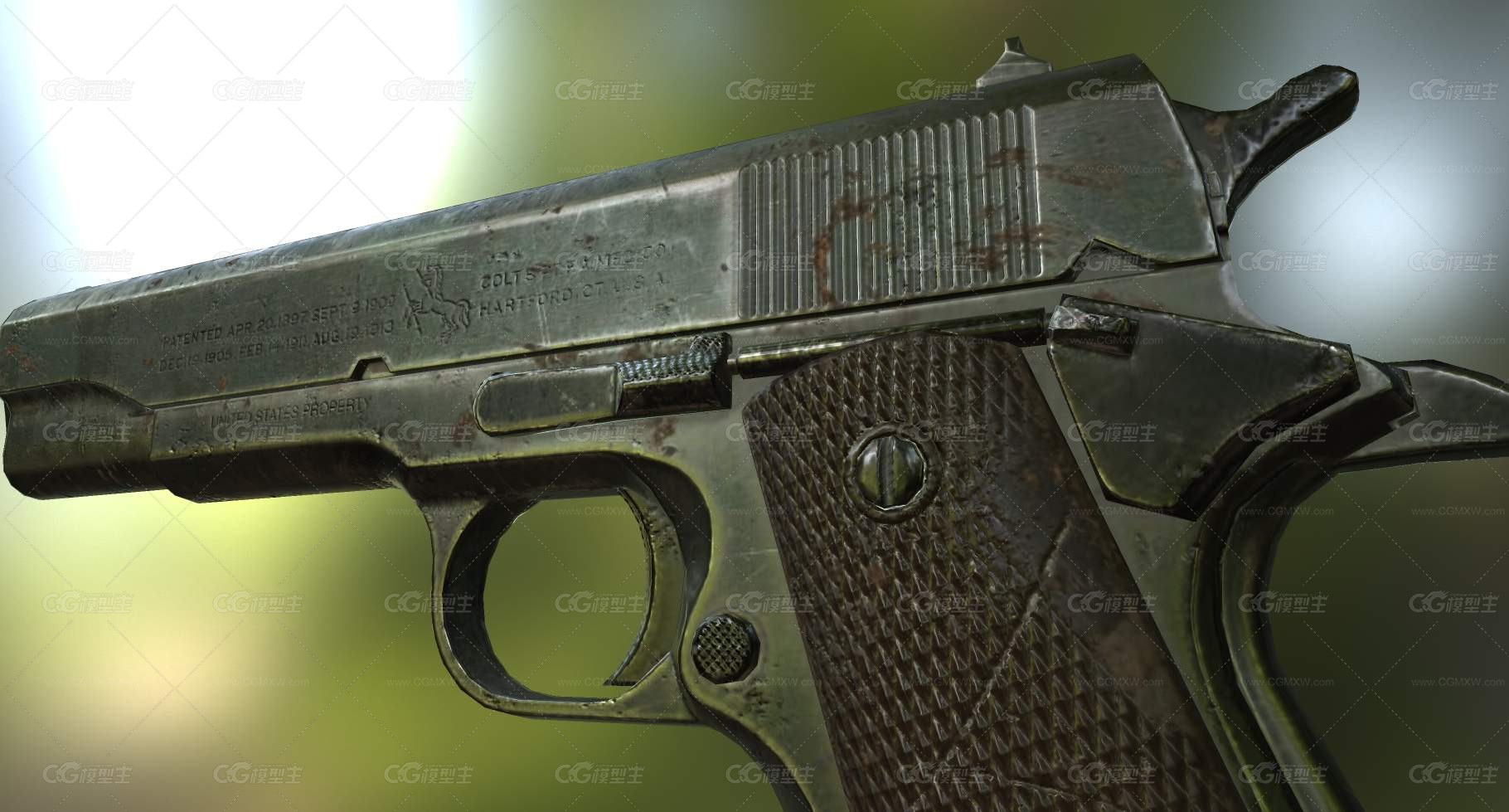 M1911A1手枪 PBR手枪 枪械-5