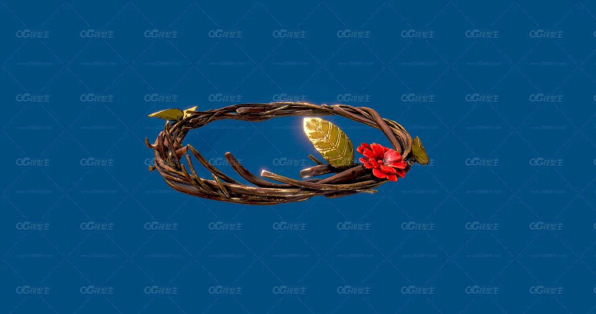 王冠 树枝冠 头冠 精灵树冠 女王王冠 公主皇冠 发箍 皇冠头饰 皇家饰品 精灵王冠 发饰 -1