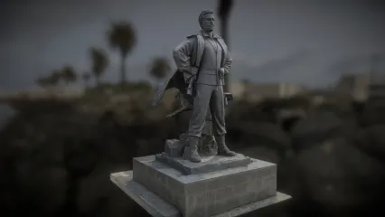 塞浦路斯士兵雕像