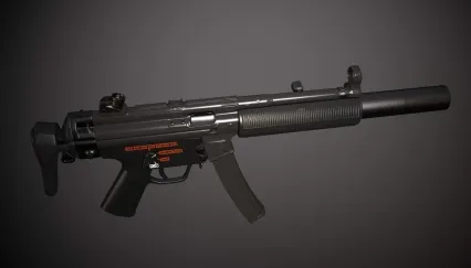 MP5步枪 MP5冲锋枪 自动步枪 武器 反恐枪械 枪 突击步枪 机枪
