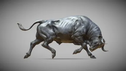铁牛 公牛 斗牛 牛气冲天