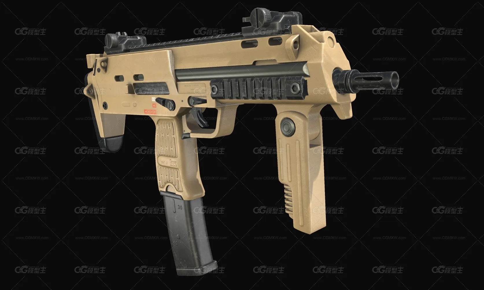 HK MP7 A1  枪  半自动枪  冲锋枪-2