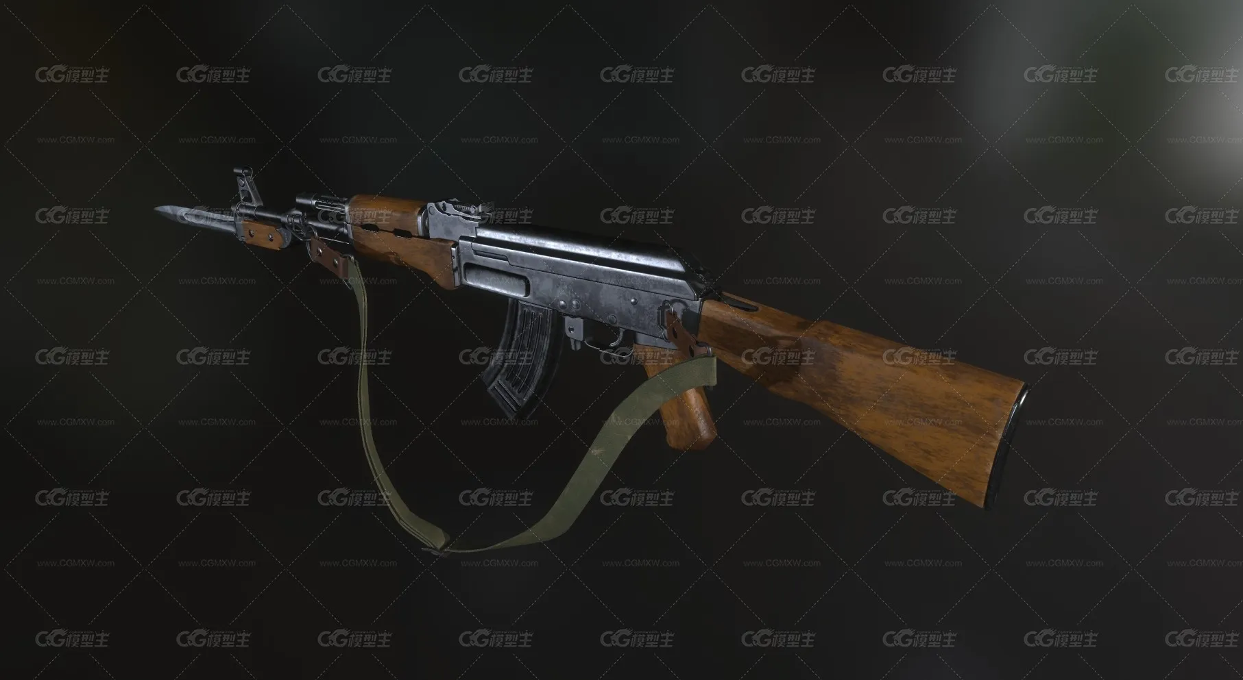 突击步枪   38式步枪   AK 47枪  冲锋枪-1