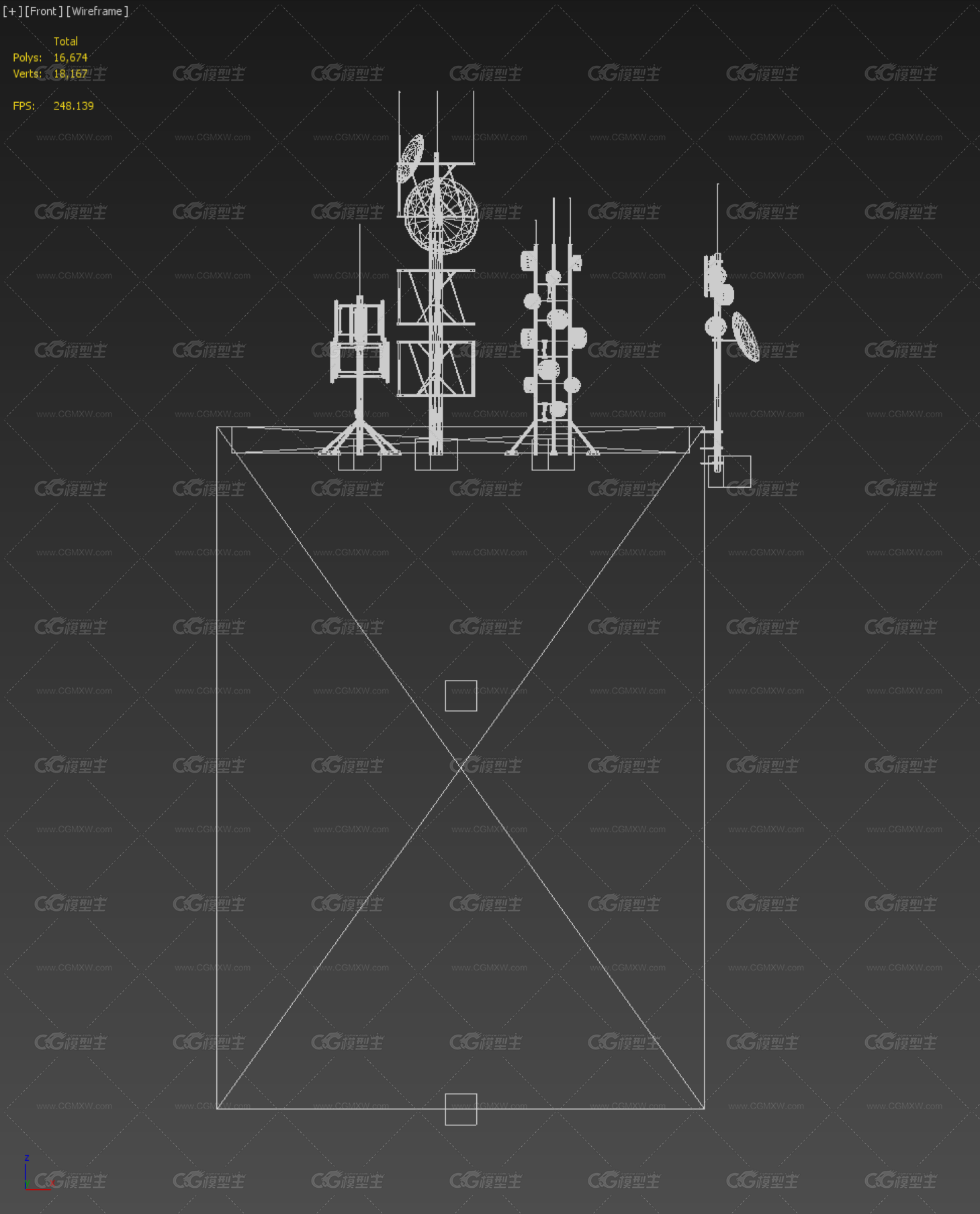 信号塔 天线 基站 通讯铁塔 通讯设施 卫星天线 通信基站-5