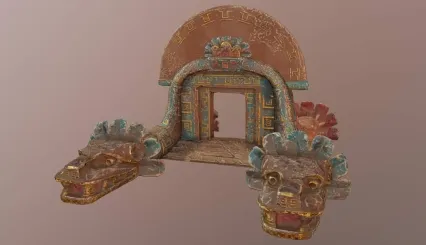 阿兹特克门    神秘的古代大门     遗迹门
