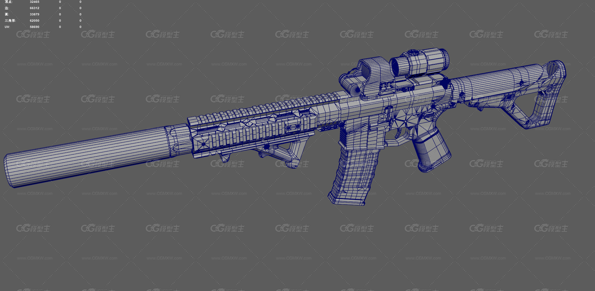 AR15步枪 突击步枪 狙击枪 自动步枪 卡宾枪 军事枪械 枪械 M4卡宾枪 战术版步枪 红点瞄准镜-13