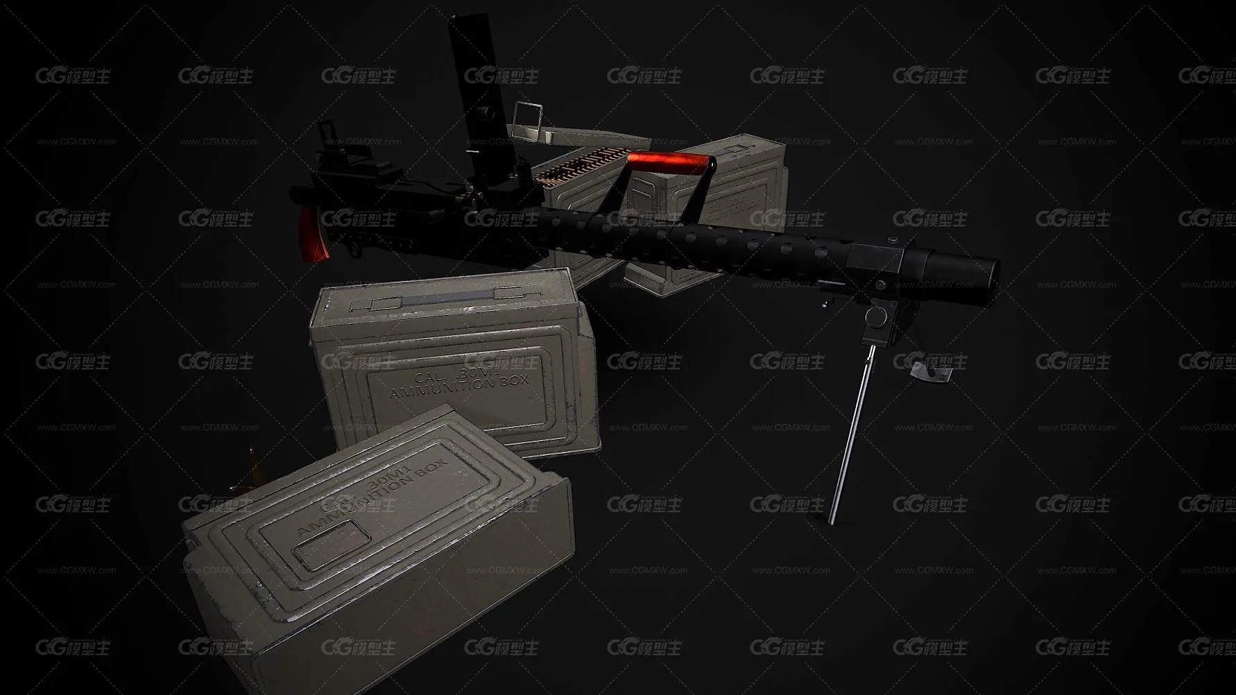M1919 机枪    30口径枪械   枪支-3