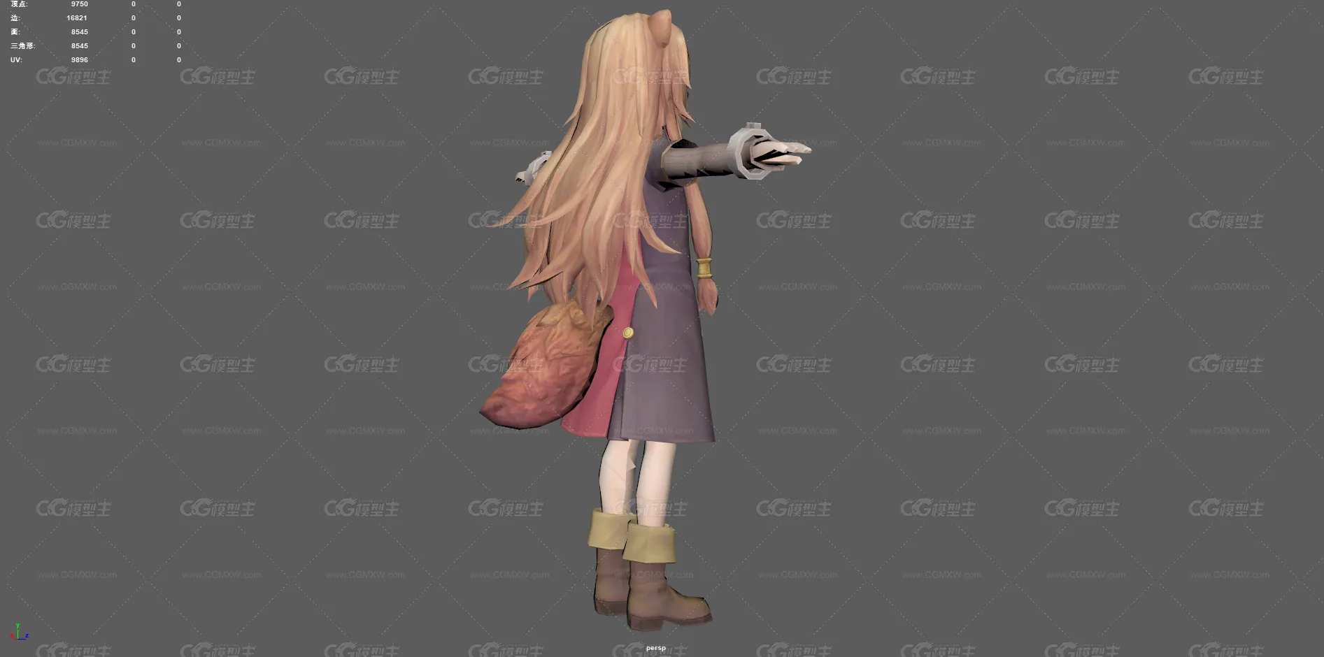 卡通狐妖 美少女 萝莉 灵狐 狐仙 古代人物 狐狸精 可爱小美女 妖女 神话狐仙 狐妖女孩 游戏角色-6