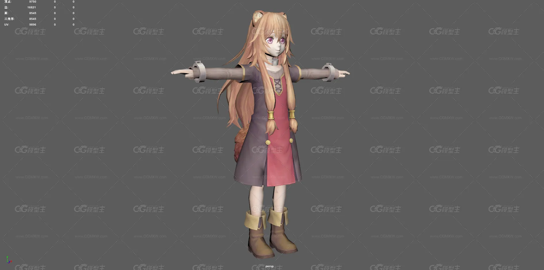 卡通狐妖 美少女 萝莉 灵狐 狐仙 古代人物 狐狸精 可爱小美女 妖女 神话狐仙 狐妖女孩 游戏角色-3