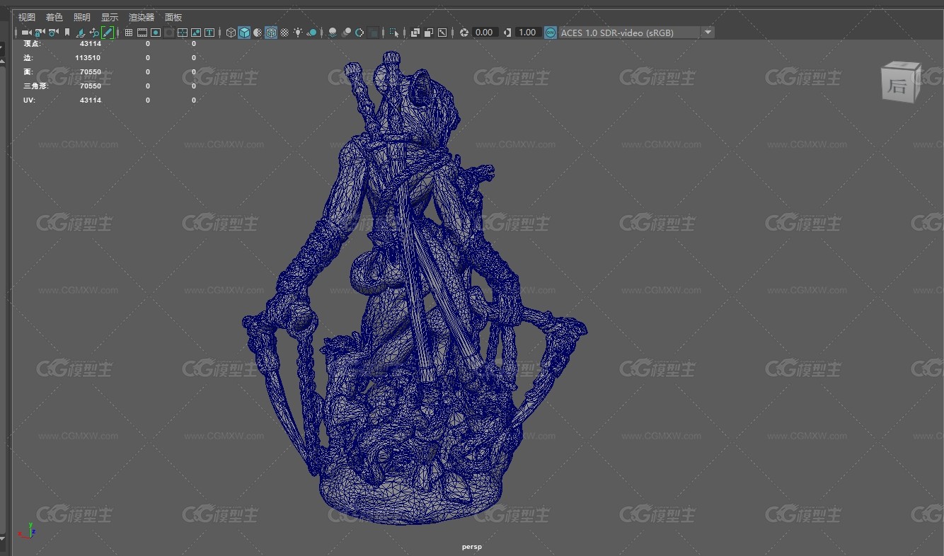 鼠忍者     刺客   3D可打印    手办鼠人-7