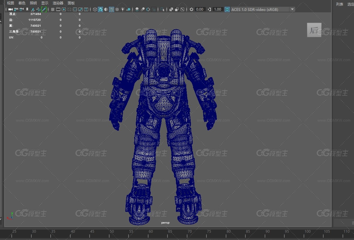 动力装甲模型    可3D打印装甲-6