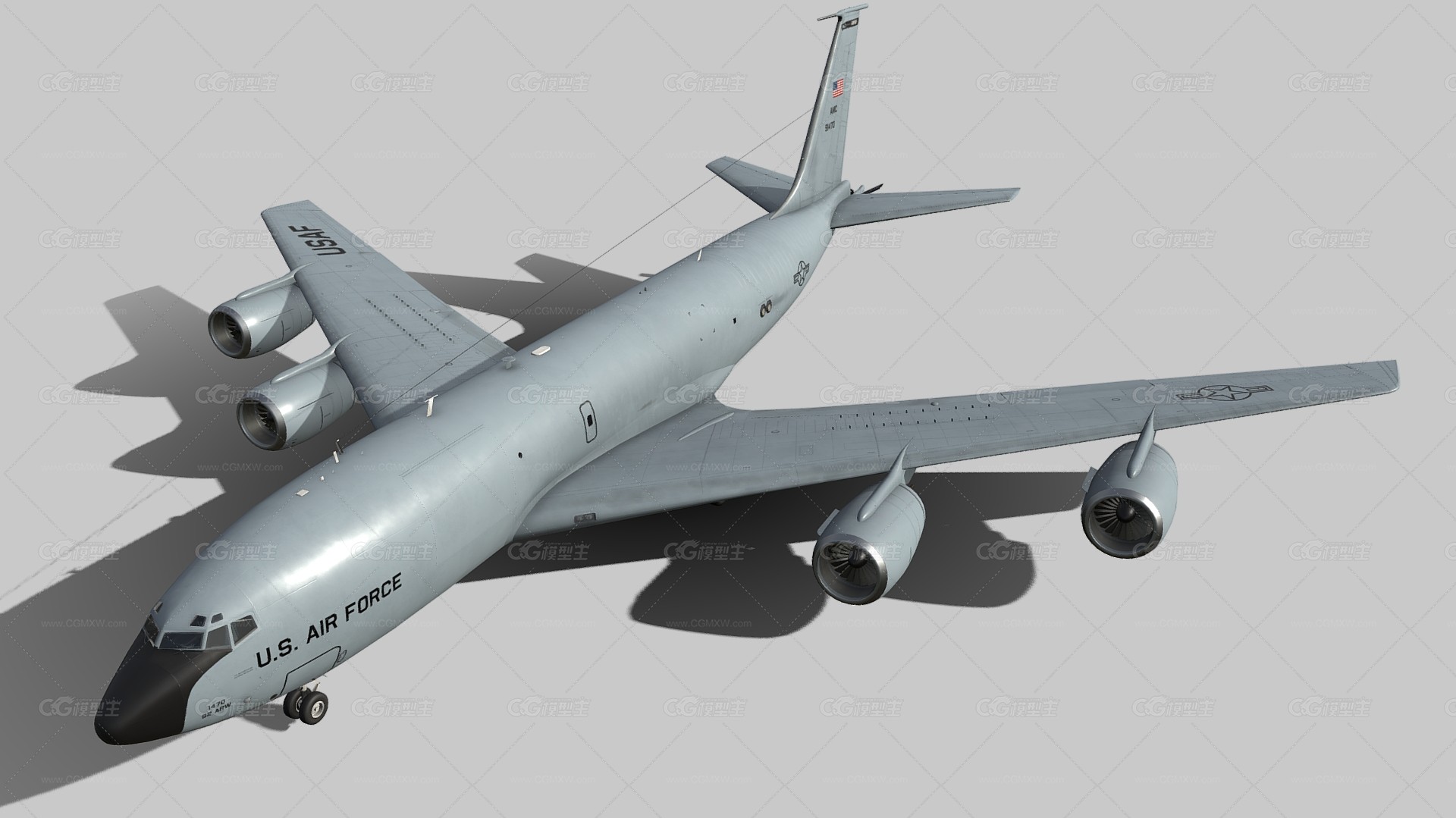 美国空军波音飞机    空军波音KC-135   军用飞机-2