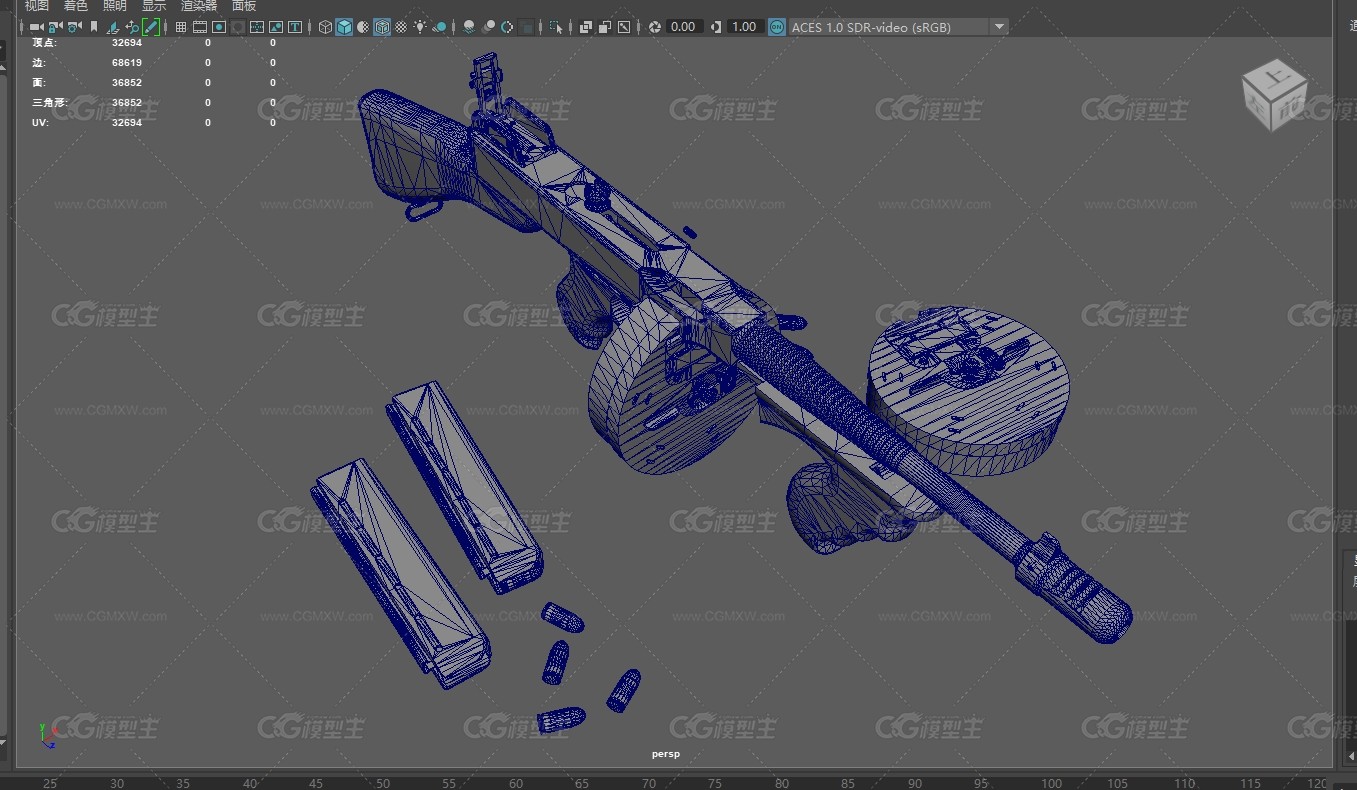 冲锋枪 武器  写实枪械 -6