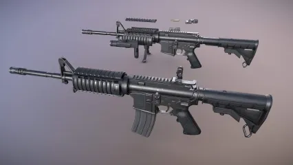 M4卡宾枪   次世代武器 热兵器 M4 步枪  