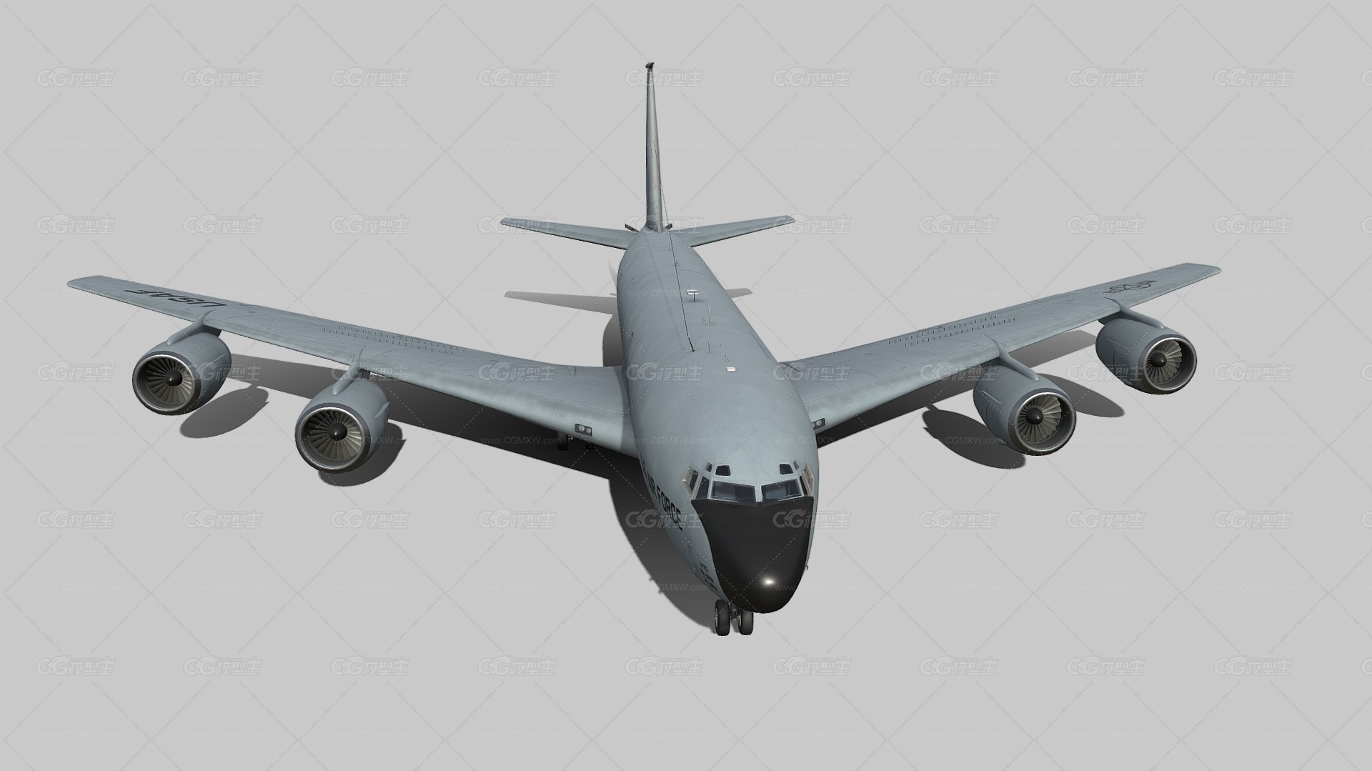 美国空军波音飞机    空军波音KC-135   军用飞机-3