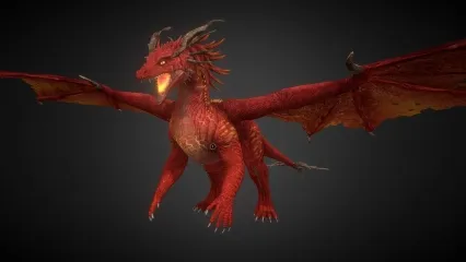 神话飞龙  写实火龙  dragon魔幻  赤炎魔龙