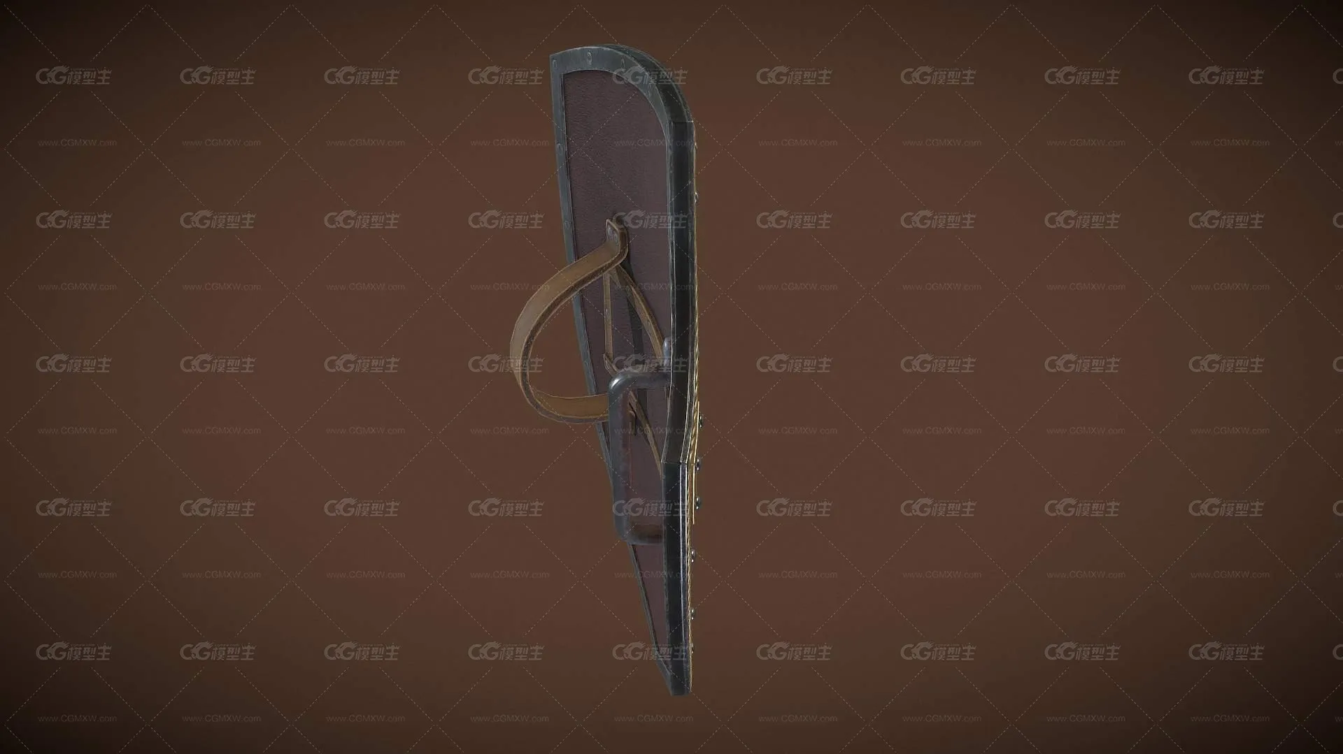 热兵器 骑士武器 骑士盾牌 木制盾牌 游戏盾牌-5