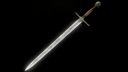 PBR古剑 游戏写实古剑 骑士长剑 野蛮骑士长剑