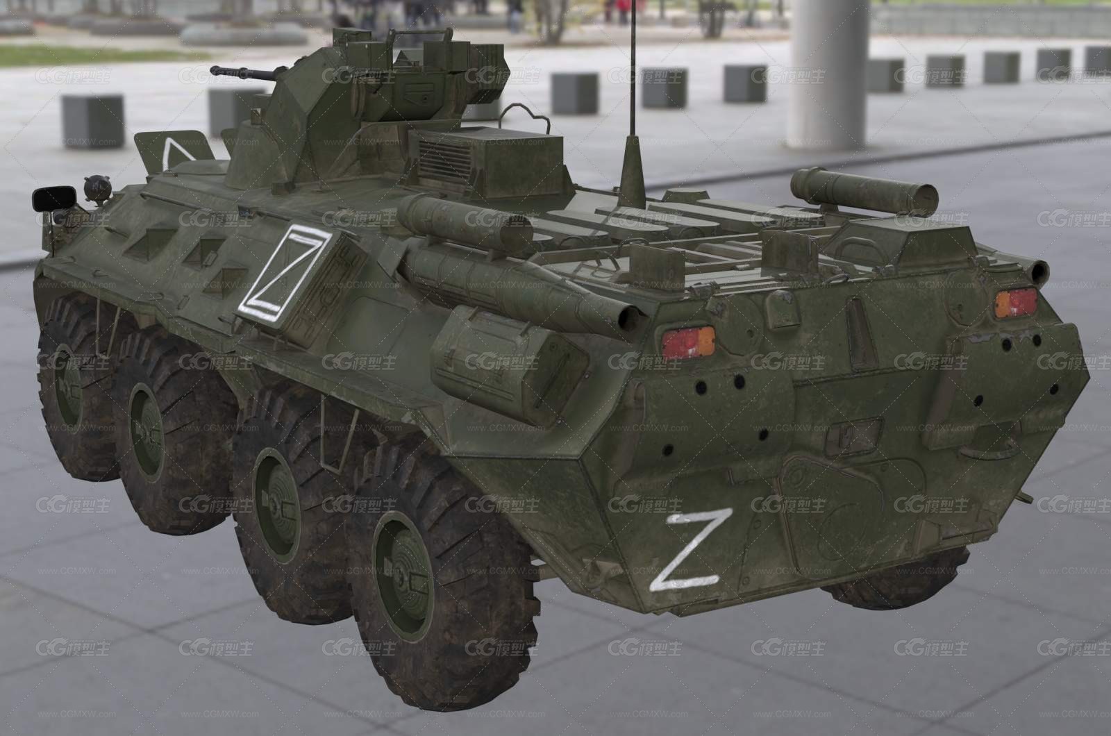 BTR82A装甲运兵车步战车-2