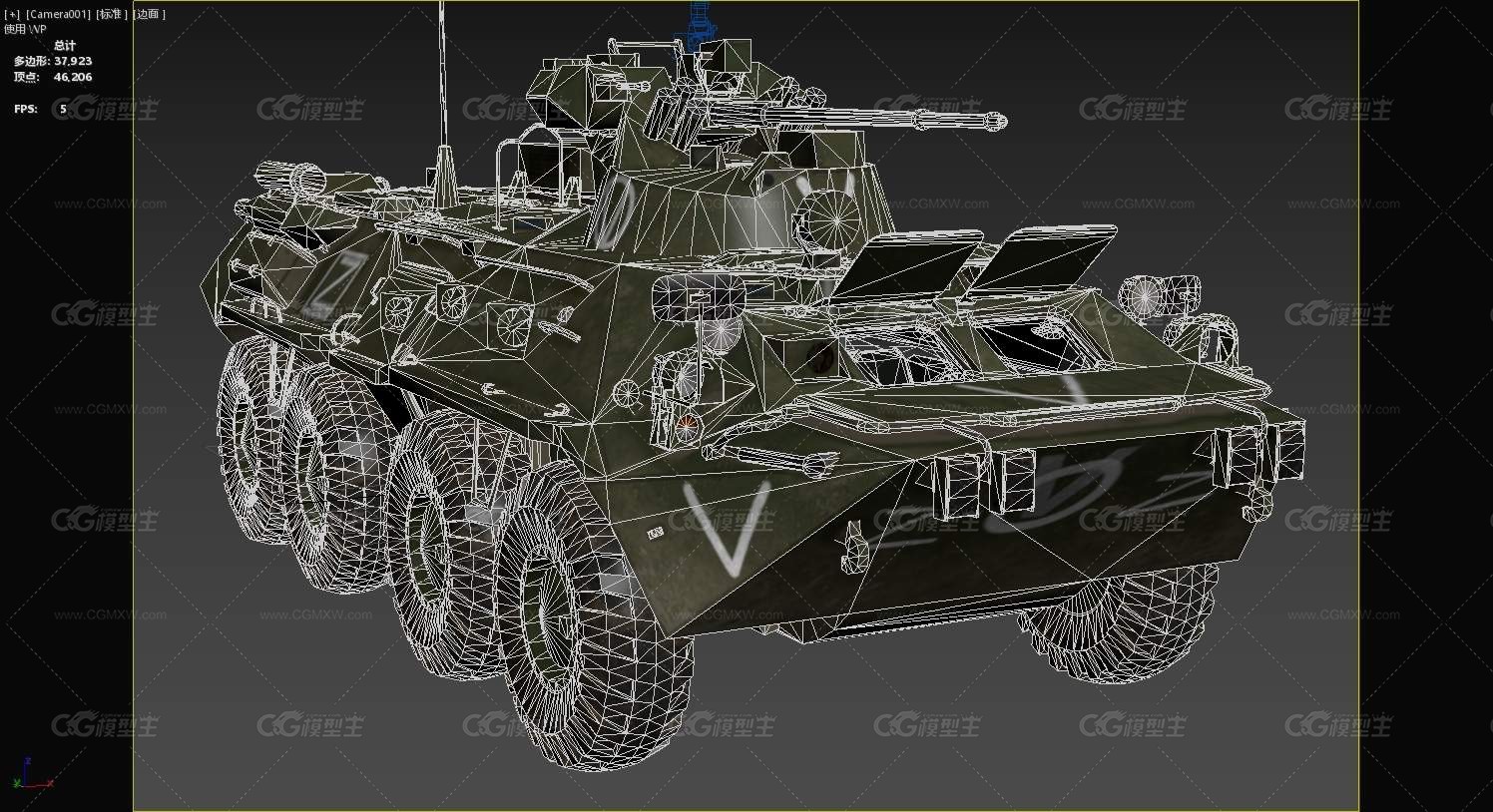 BTR82A装甲运兵车步战车-3