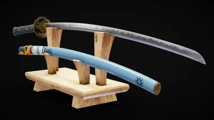 蓝色大太刀  大武士刀  武士刀  古代兵器  日本剑