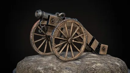 18世纪的大炮   老式加农炮    火炮武器  