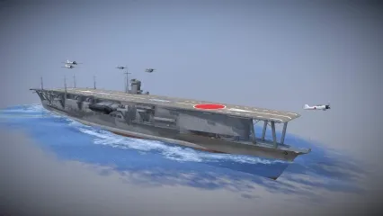 航空母舰   日本军舰 航母 武器赤城战舰