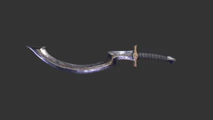 PBR埃及镰刀  黑曜石版   古埃及武器  埃及弯刀