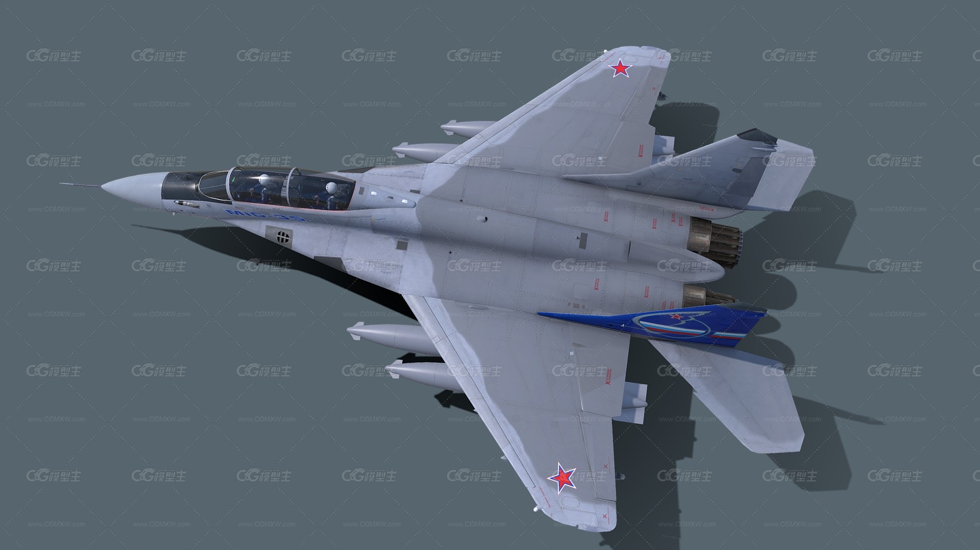 战斗机  轰炸机 军用战斗机 MiG-35战斗机-5