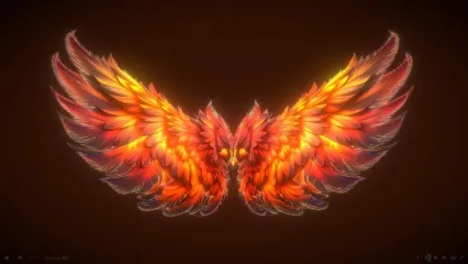 低模凤凰翅膀    翅膀火焰翅膀 传奇翅膀 天使翅膀 恶魔翅膀