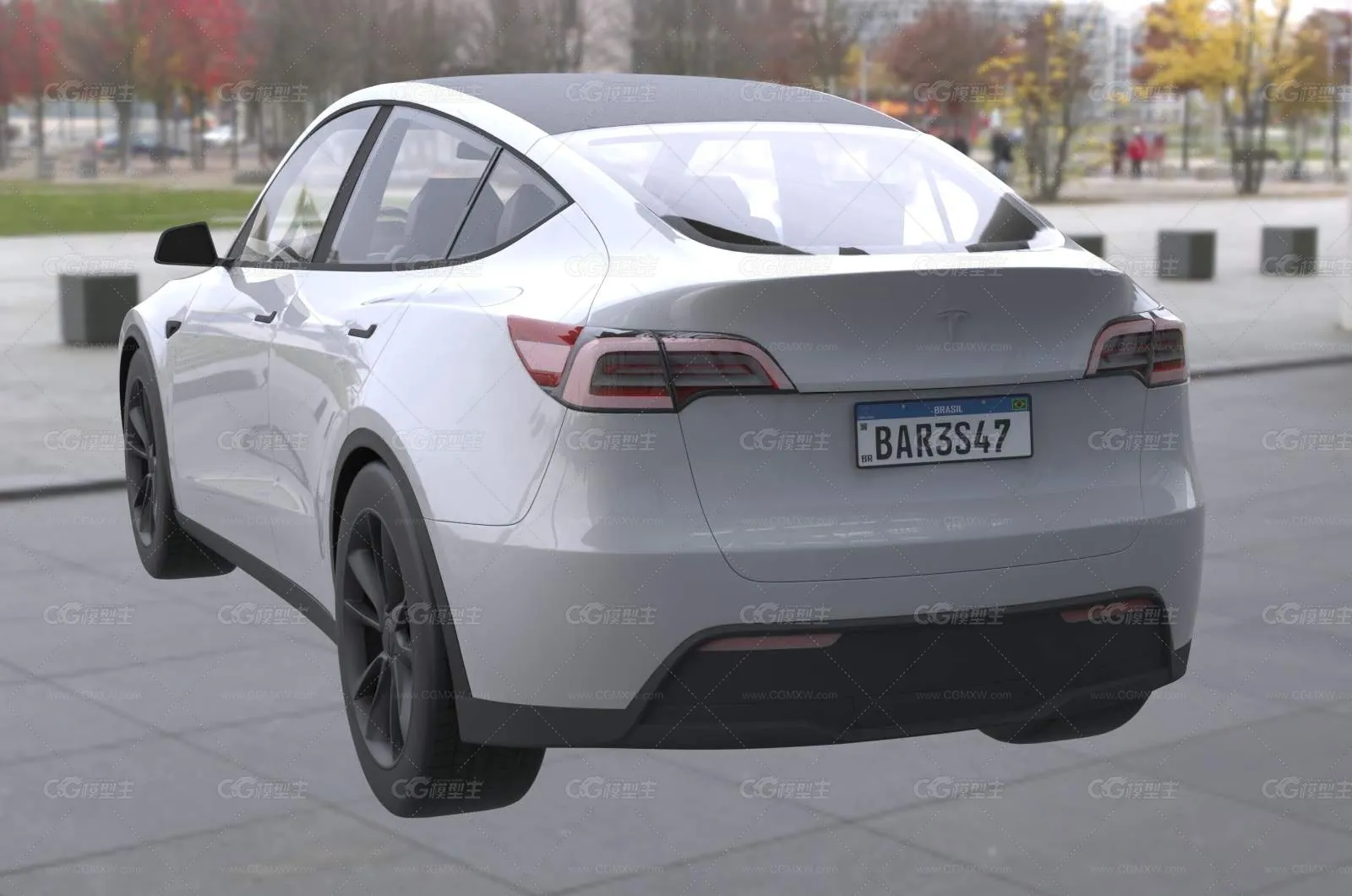 2024款特斯拉modelY新能源汽车SUV轿车-2