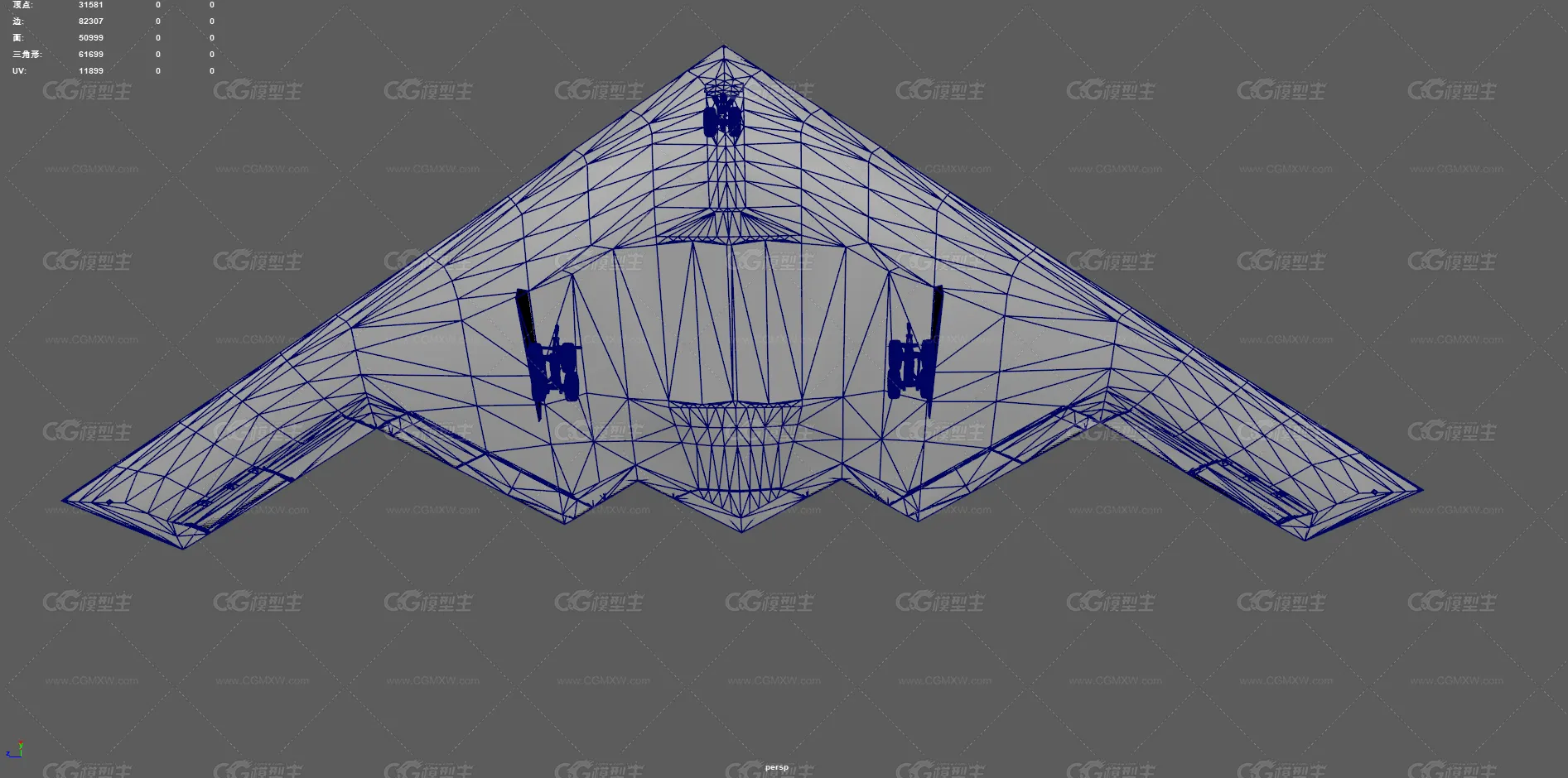 B-2幽灵轰炸机 隐身轰炸机 超音速轰炸机 军用飞机 隐形战机 战略轰炸机 远程飞翼轰炸机-10