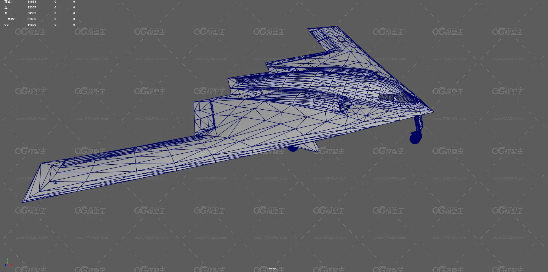 B-2幽灵轰炸机 隐身轰炸机 超音速轰炸机 军用飞机 隐形战机 战略轰炸机 远程飞翼轰炸机-11