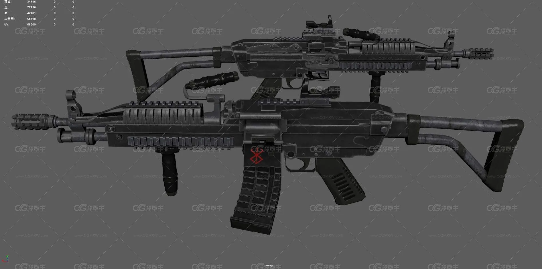 M249机枪 班用机枪 枪械 重机枪 机关枪 通用机枪 连射机枪 军事武器 自动武器 游戏装备-9