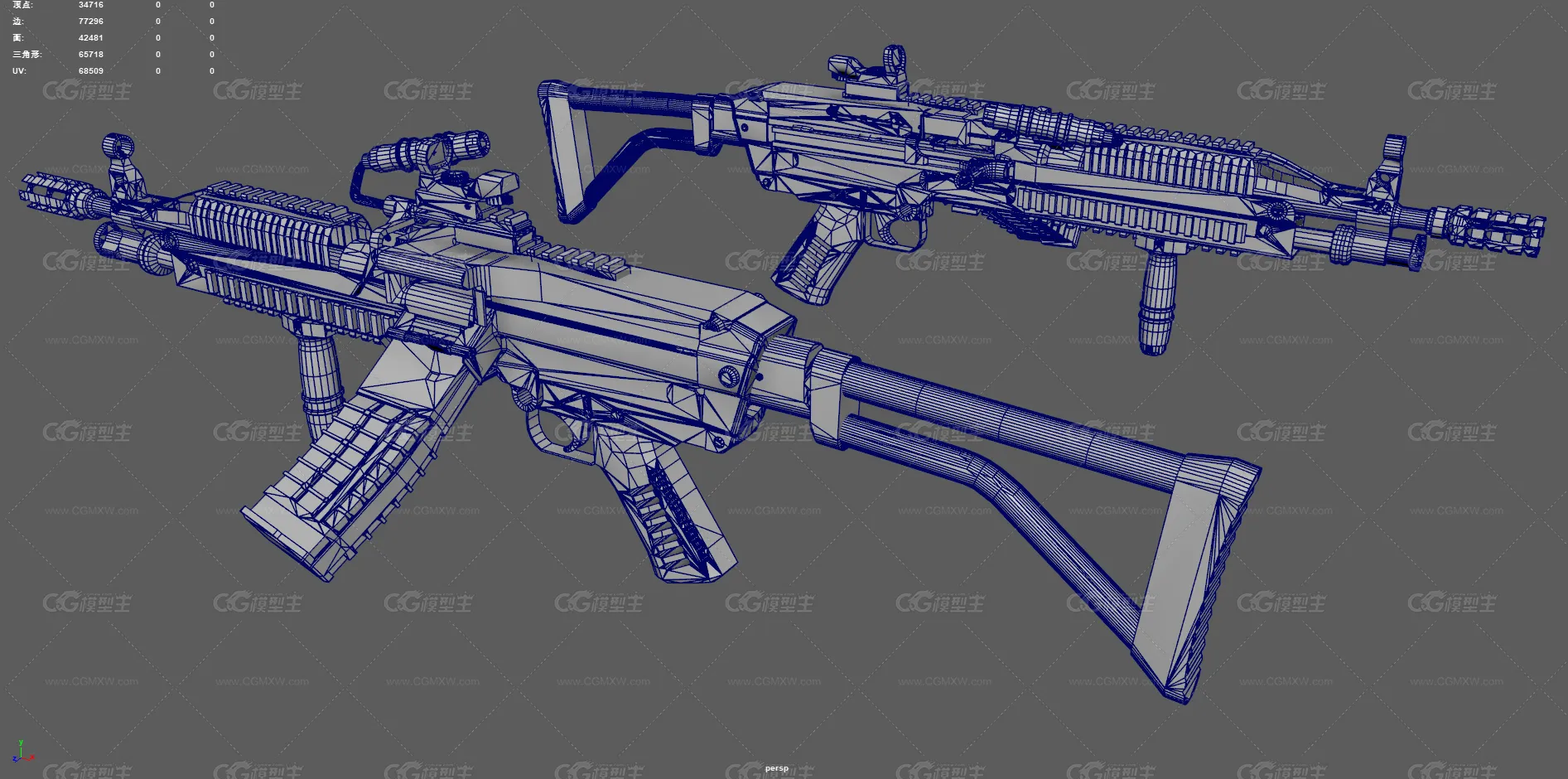 M249机枪 班用机枪 枪械 重机枪 机关枪 通用机枪 连射机枪 军事武器 自动武器 游戏装备-12