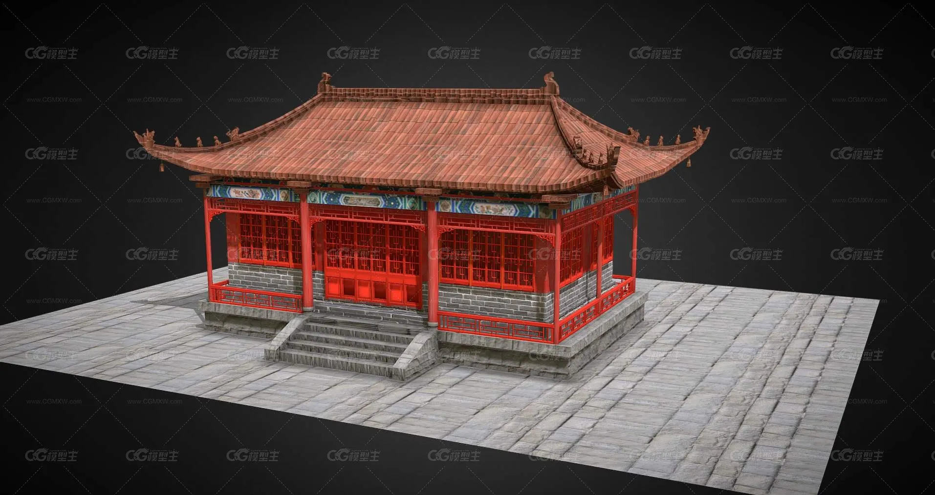 古代中式建筑 园林 古建厢房 古代大殿 东方建筑 阁楼 古代建筑 皇家风格建筑 宫殿 古代房子-2