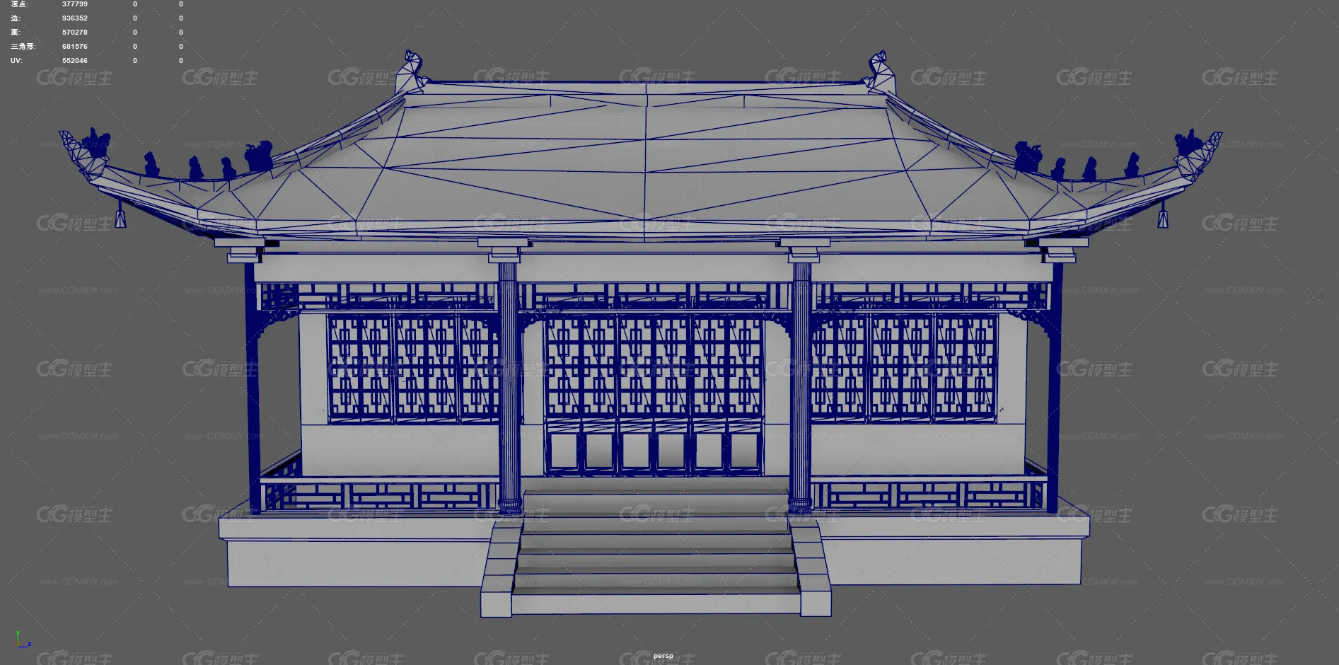 古代中式建筑 园林 古建厢房 古代大殿 东方建筑 阁楼 古代建筑 皇家风格建筑 宫殿 古代房子-11