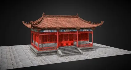 古代中式建筑 园林 古建厢房 古代大殿 东方建筑 阁楼 古代建筑 皇家风格建筑 宫殿 古代房子