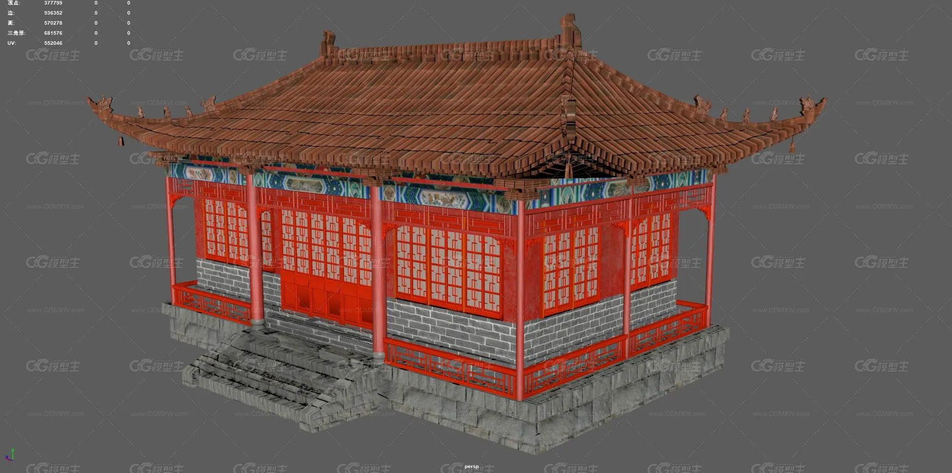 古代中式建筑 园林 古建厢房 古代大殿 东方建筑 阁楼 古代建筑 皇家风格建筑 宫殿 古代房子-7