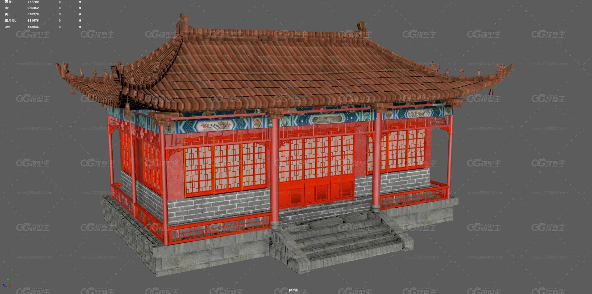 古代中式建筑 园林 古建厢房 古代大殿 东方建筑 阁楼 古代建筑 皇家风格建筑 宫殿 古代房子-6