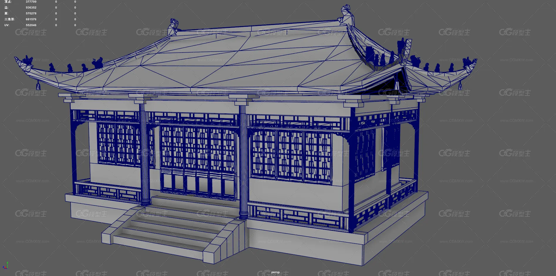 古代中式建筑 园林 古建厢房 古代大殿 东方建筑 阁楼 古代建筑 皇家风格建筑 宫殿 古代房子-13