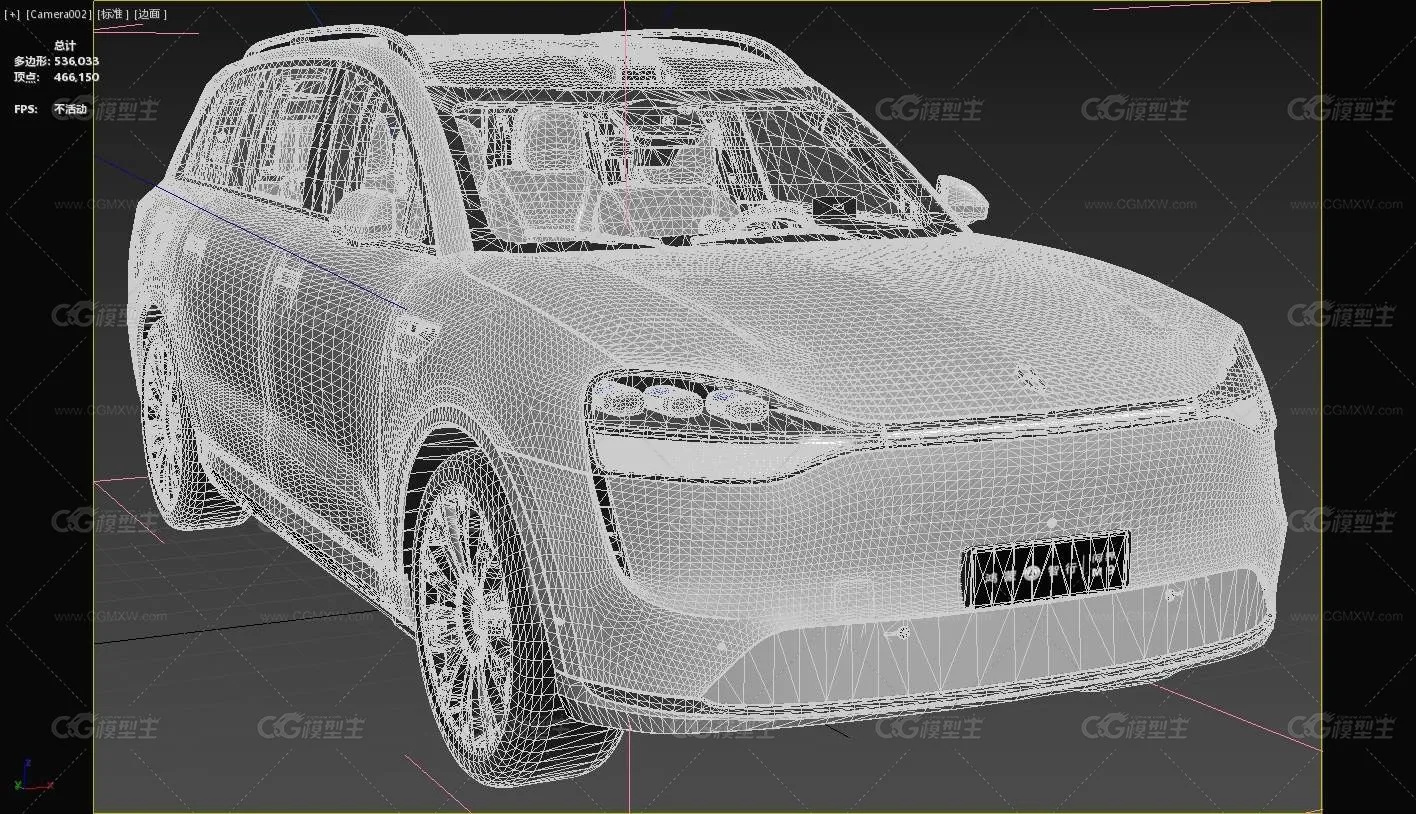 2024款华为汽车鸿蒙智行问界M9新能源汽车带内饰-5