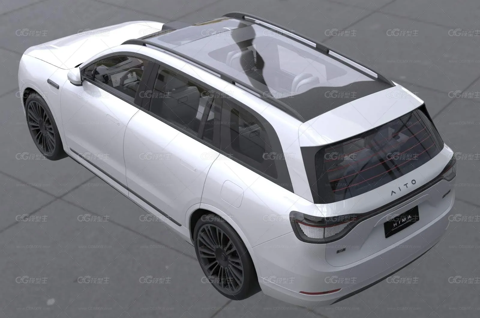 2024款华为汽车鸿蒙智行问界M9新能源汽车带内饰-3