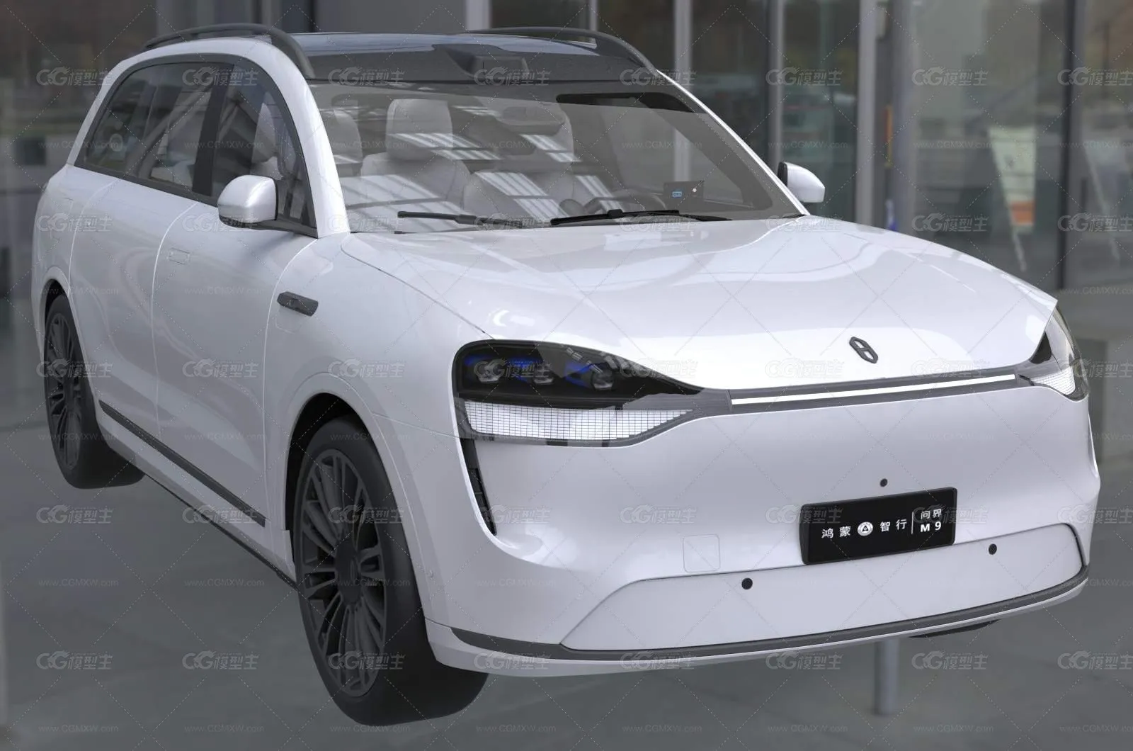 2024款华为汽车鸿蒙智行问界M9新能源汽车带内饰-2