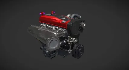 汽车发动机 v6发动机 汽车引擎 赛车发动机 引擎 电机 汽车零件 汽车内部构造 赛车引擎