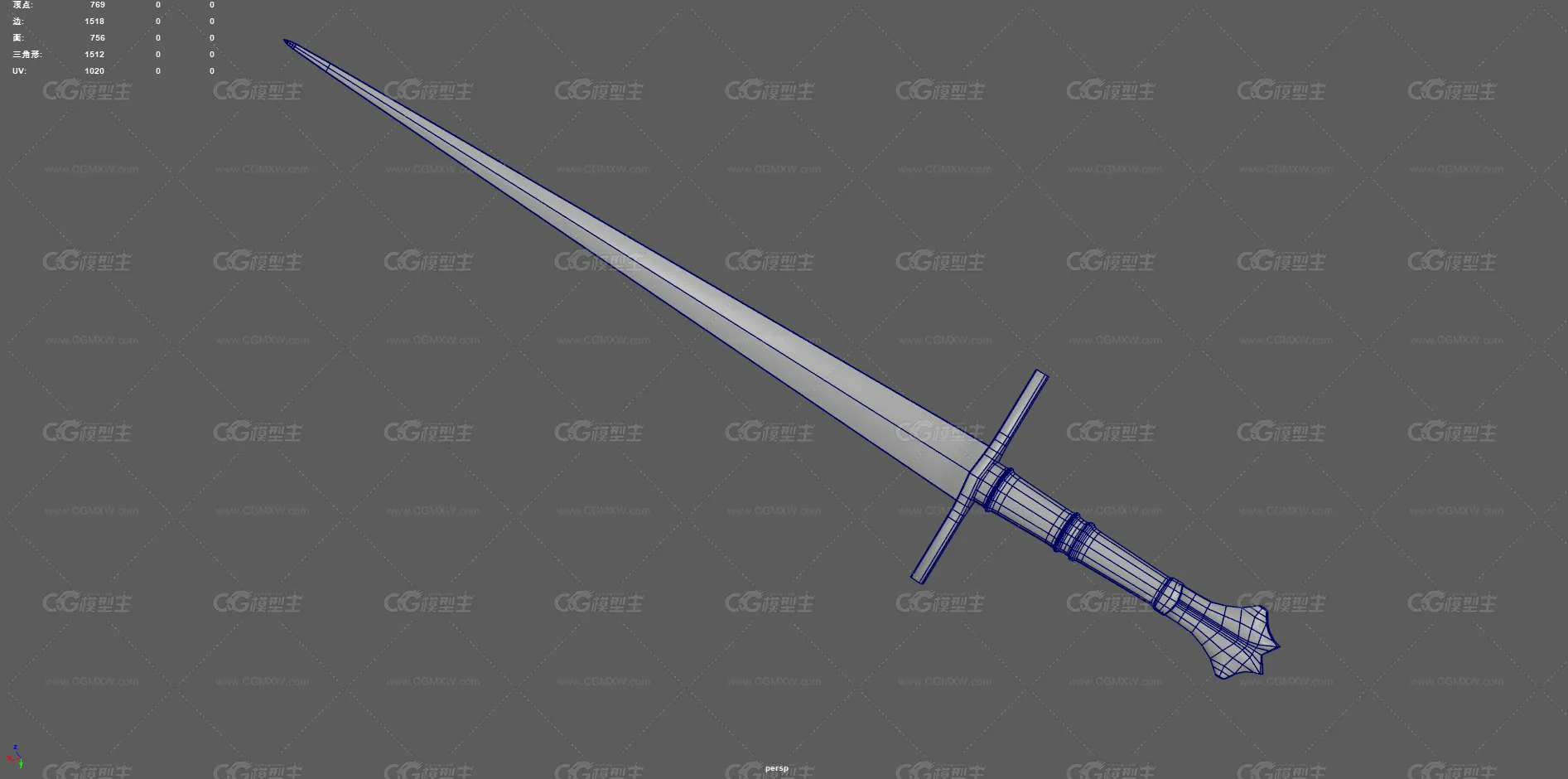 长剑 欧洲剑 古代剑 中世纪长剑 骑士佩剑 冷兵器 宝剑 铁剑 刀剑 宝剑 西方剑 道具 兵器-14