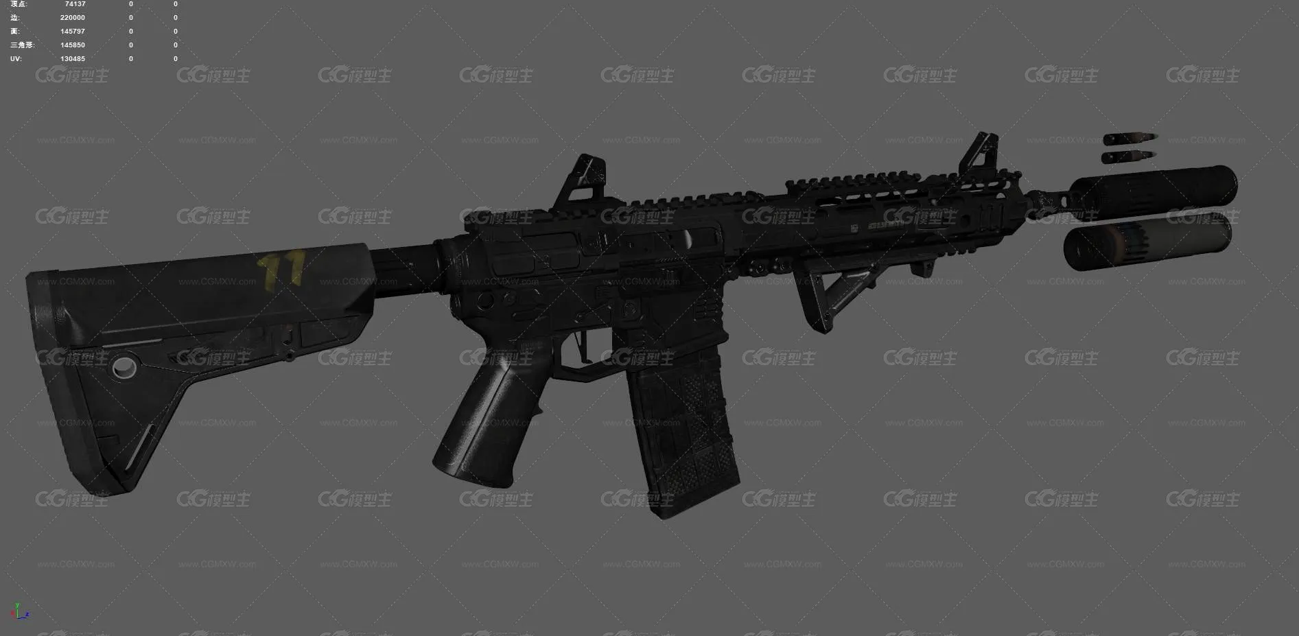 AR-15步枪 自动步枪 突击步枪 军事枪械 现代武器 冲锋枪 卡宾步枪 军事装备 武器 -7