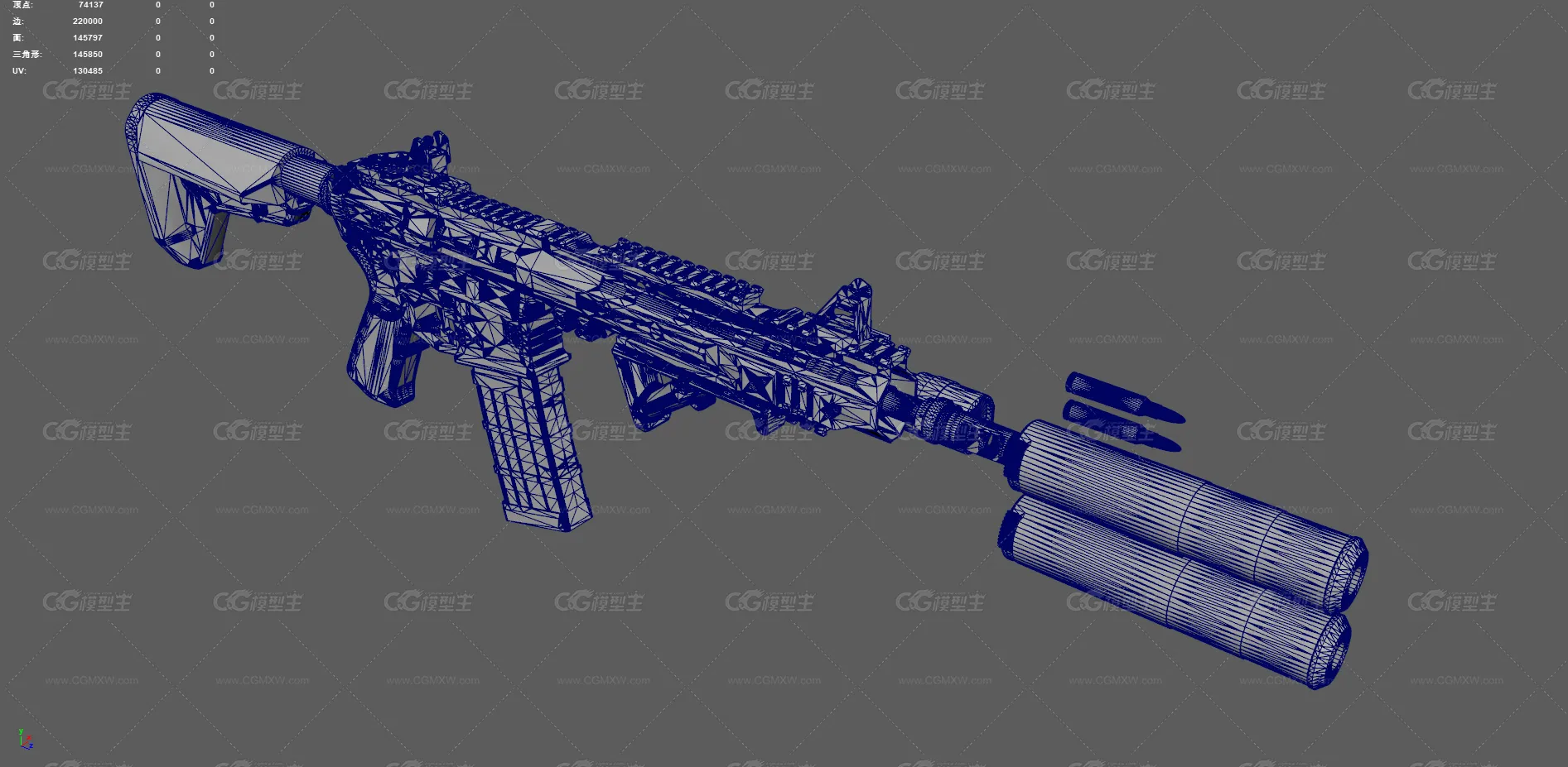 AR-15步枪 自动步枪 突击步枪 军事枪械 现代武器 冲锋枪 卡宾步枪 军事装备 武器 -11