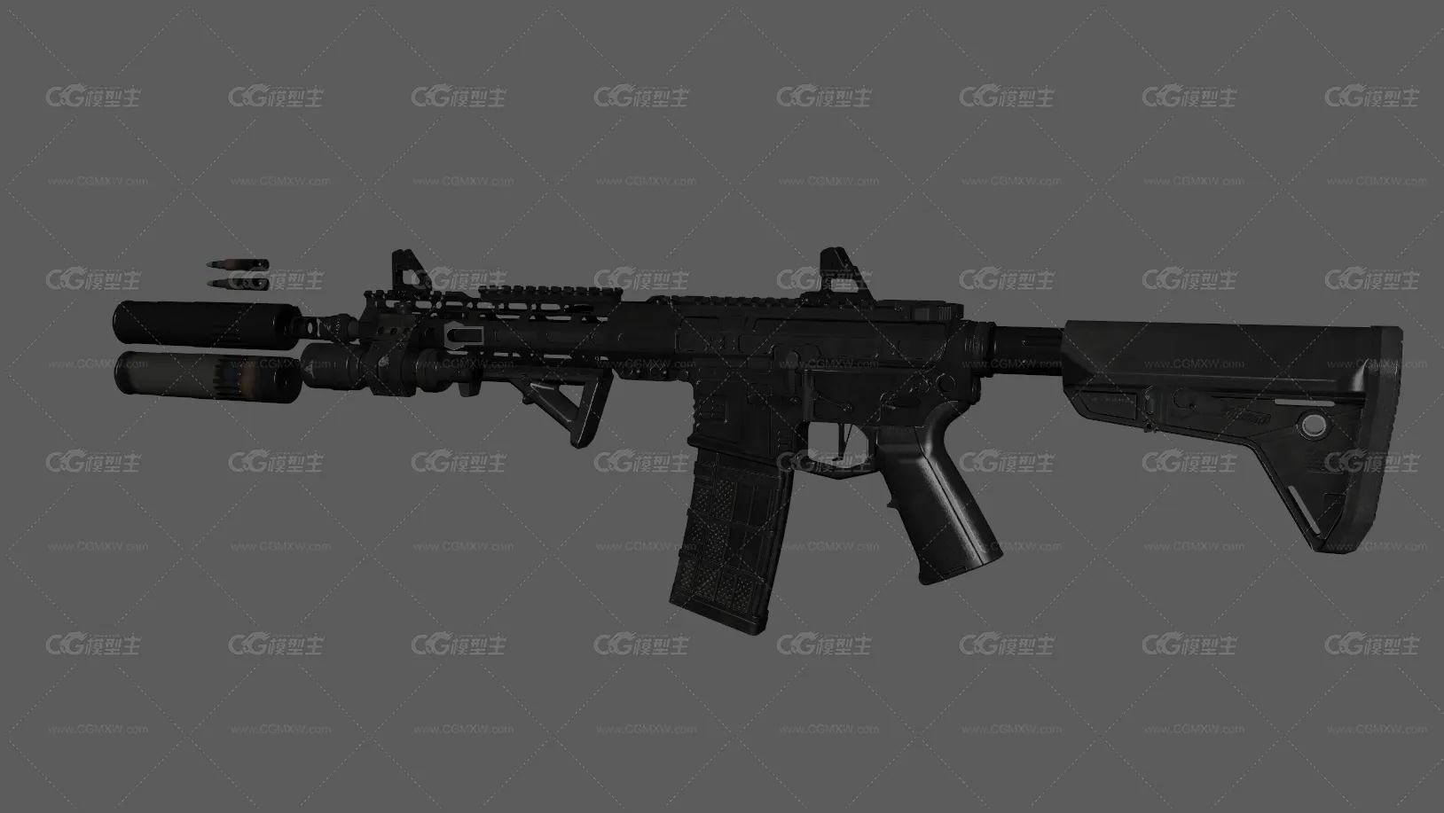 AR-15步枪 自动步枪 突击步枪 军事枪械 现代武器 冲锋枪 卡宾步枪 军事装备 武器 -2